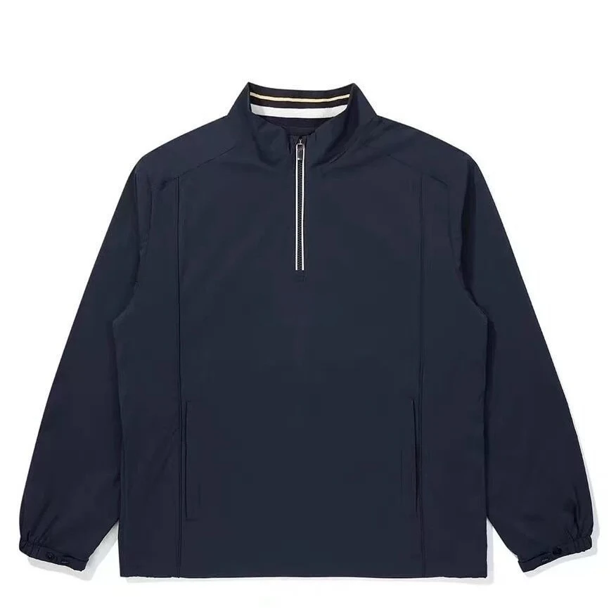 Unisex Golf Half-Zip Stand Collar Jacket 2026 Fall New Korean Style Long Sleeve Fashion Casual Versatile Breathable Lightweight