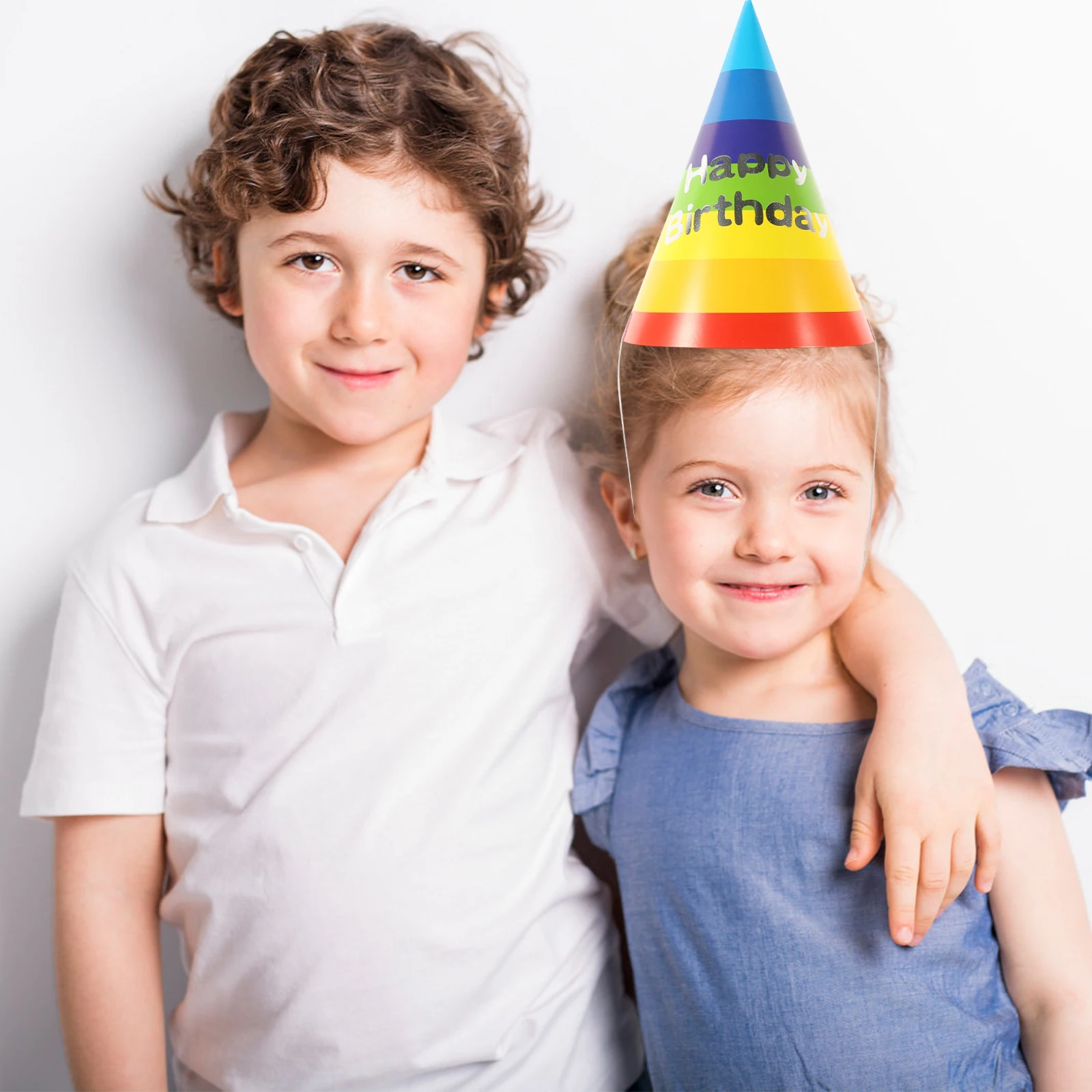 

32 Pcs Birthday Hat Crown Cones Paper Party Hats and Blowers Head Ornament