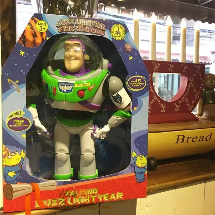 Autentica storia del giocattolo Disney 20th Anniversary felpa con cappuccio Tris Pulling Strings Talking Buzz Lightyear Action Figures In inglese e Jap