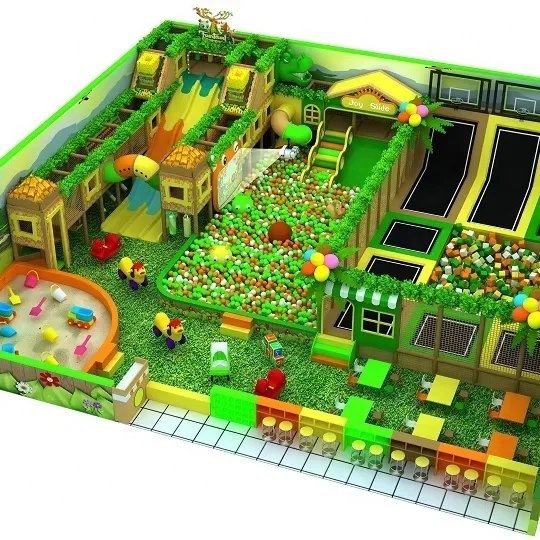 Hot Sale CustomizedTrampoline Park Popular Commercial Indoor Playground  Equipment Naughty Castle  for Kindergarten
