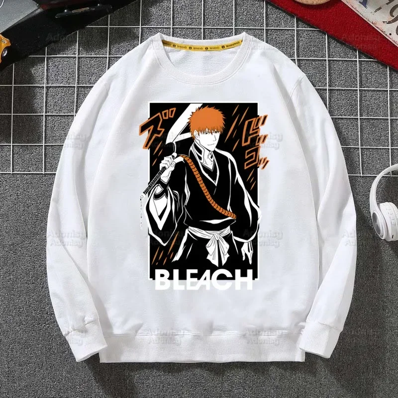 

Bleach Zaraki Kenpachi Kurosaki Ichigo Hoodies Women/Men Fashion Sweatshirt Hot Sale Casual Clothes Customization for Customers