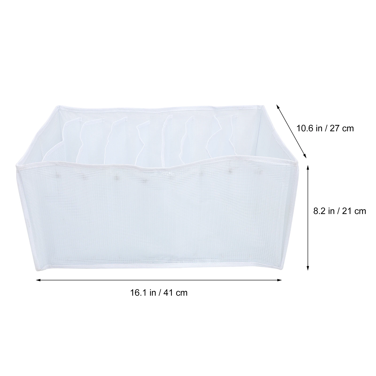 

PVC Mesh Clothes ganizer Box Large Capacity Clothes Storage Box Wardrobe Container White ganizer Household Closet