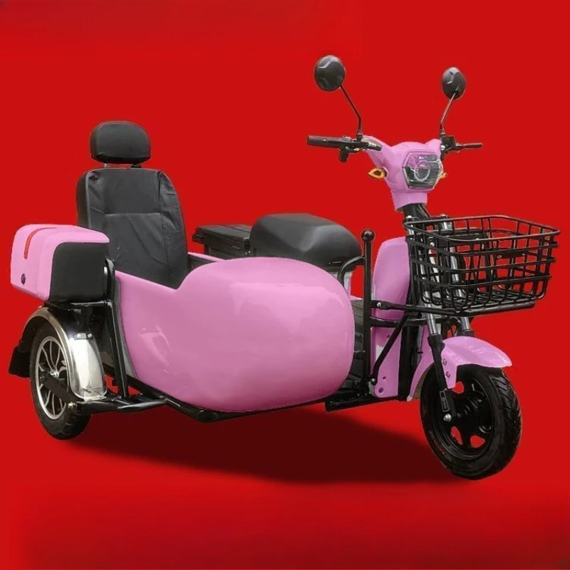 

Moving side three-wheel partial three-wheel scooter electric motorcycle travel scooter sightseeing cool car shooting photography