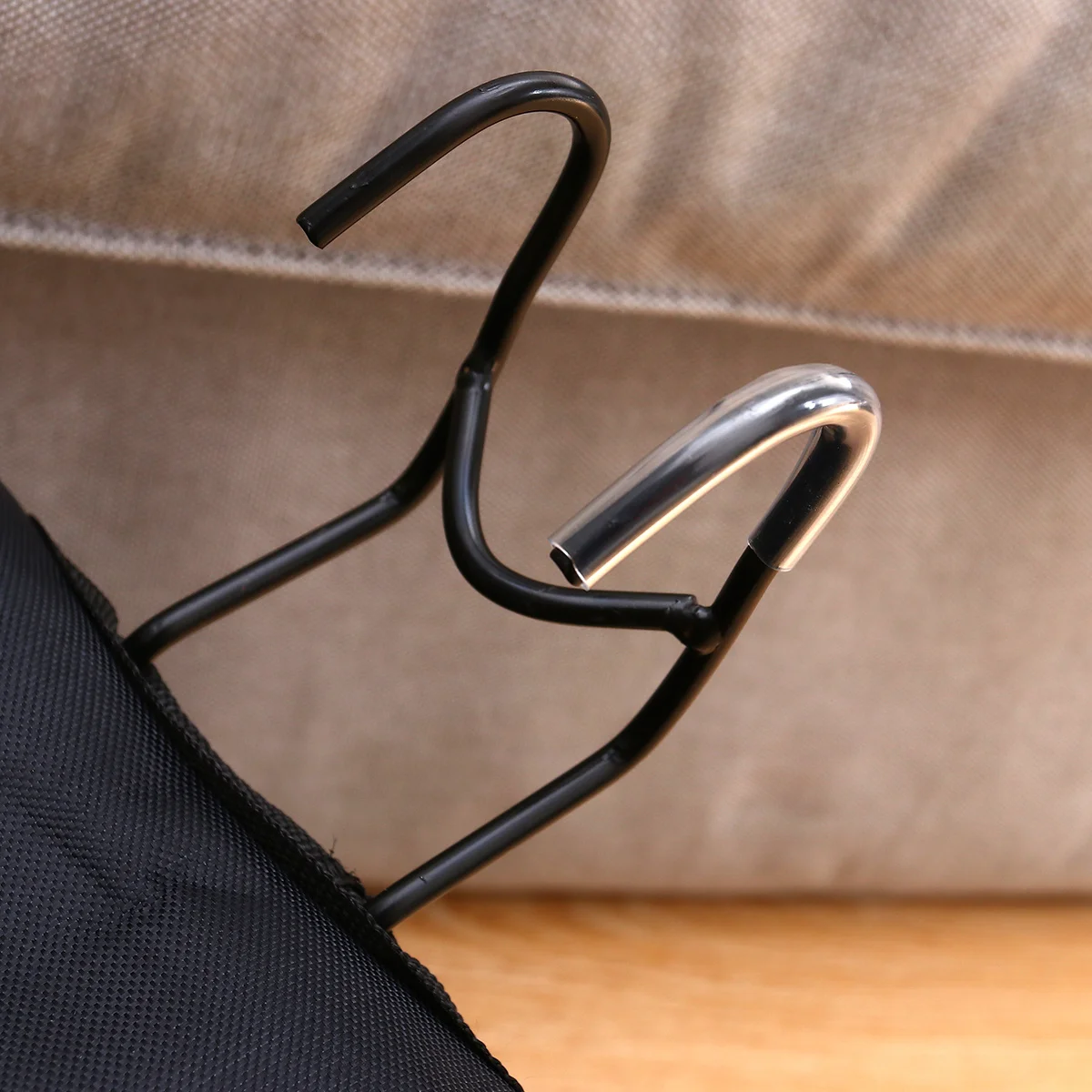 

1Pcs Bike Basket Canvas Foldable Large Capacity Front Hanging Storage Carrier Bag Black Waterproof Bike Basket Bag for Cycling