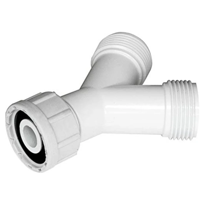 Comodo connettore a 3 vie Connettore splitter portatile a forma Y da 3/4'' Connettore per tubo flessibile Connettore a Y per