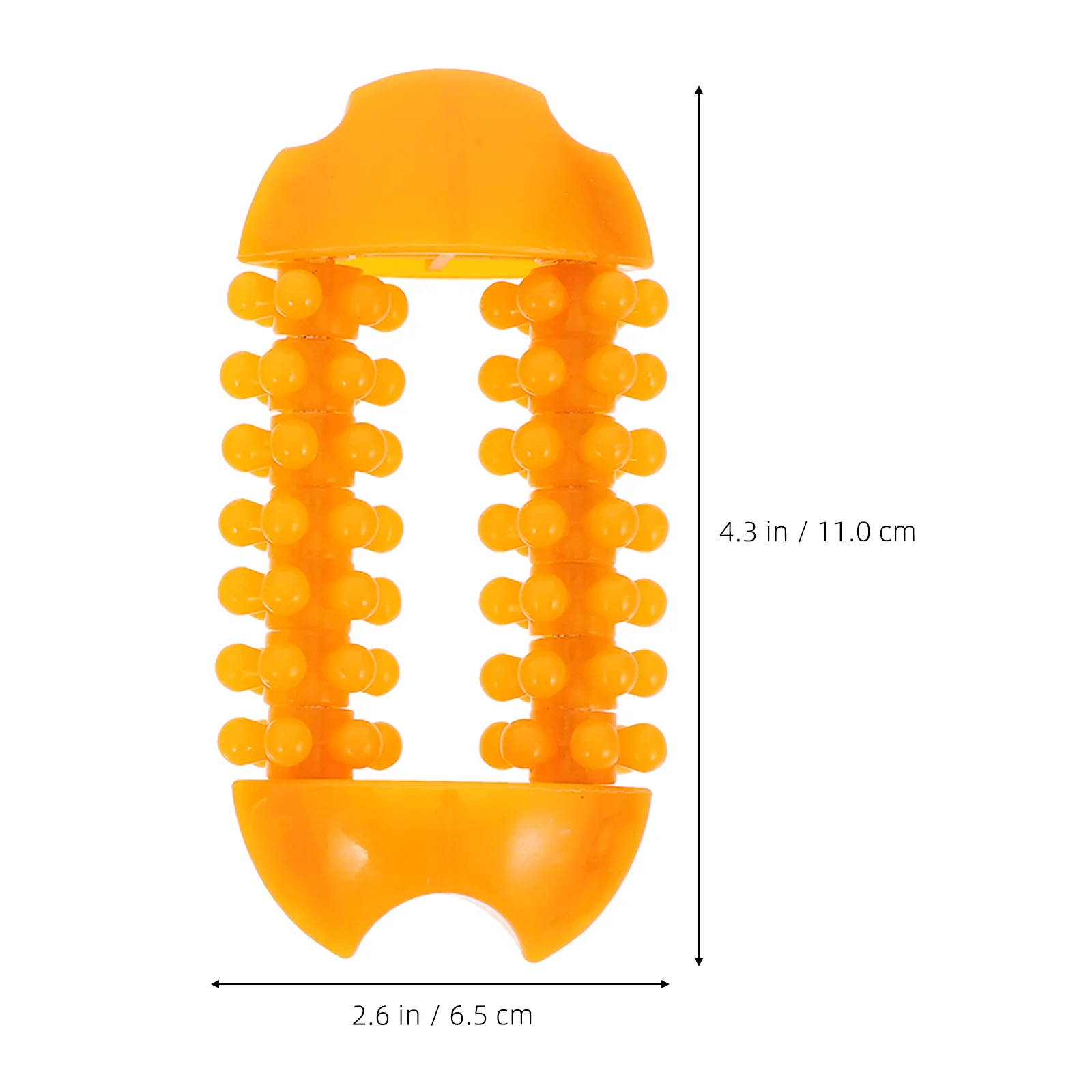 أداة تدليك الأصابع بثلاثة ألوان للتوتر والتعب، جهاز تدليك خشبي محمول مريح ومهدئ
