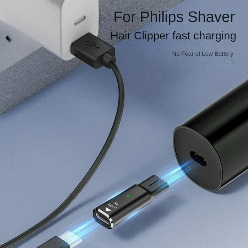 15V HQ8505 Typ-C Rasierer-Adapter Ladekonverter für Philips Norelco One Blade Pro QP6520 QP6530 QP6510 Bartschneider