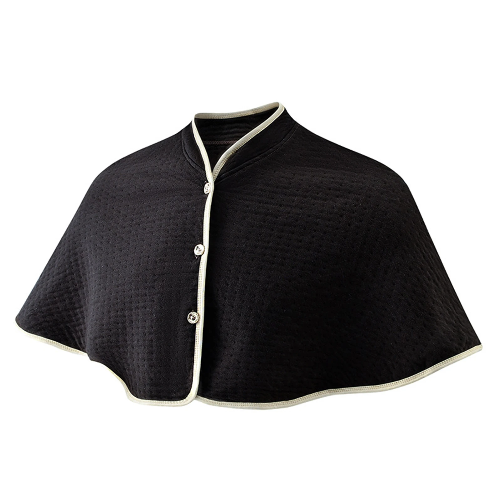 

Women Cotton Shawl Cape Coat Tops Soft Solid Color Basic Elderly Shoulder Warmer Wraps for Suckling Period Sleeping Dress Cover