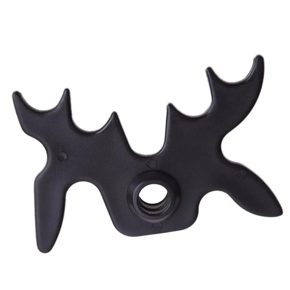 

Cue Rack Black Sturdy Plastic Antler Head For Snooker Billiards Pool Table Accessories Pool Stick Holder
