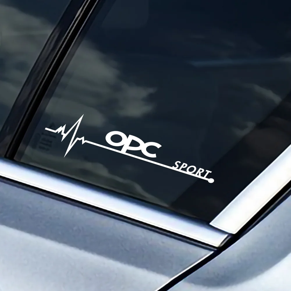 2pc PVC for OPEL opc Astra H G J g Insignia Corsa Mokka vectra Zafira Antara Car Sticker Side Window Waterproof Decorate Decals