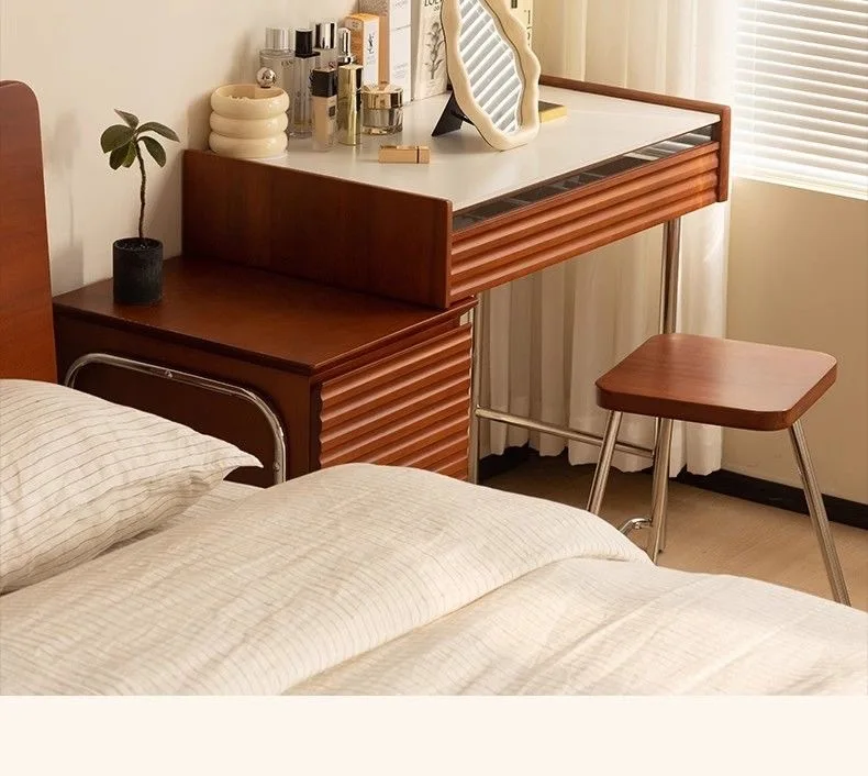 Solid wood  balcony window household high table and chair combination simple strip baffle