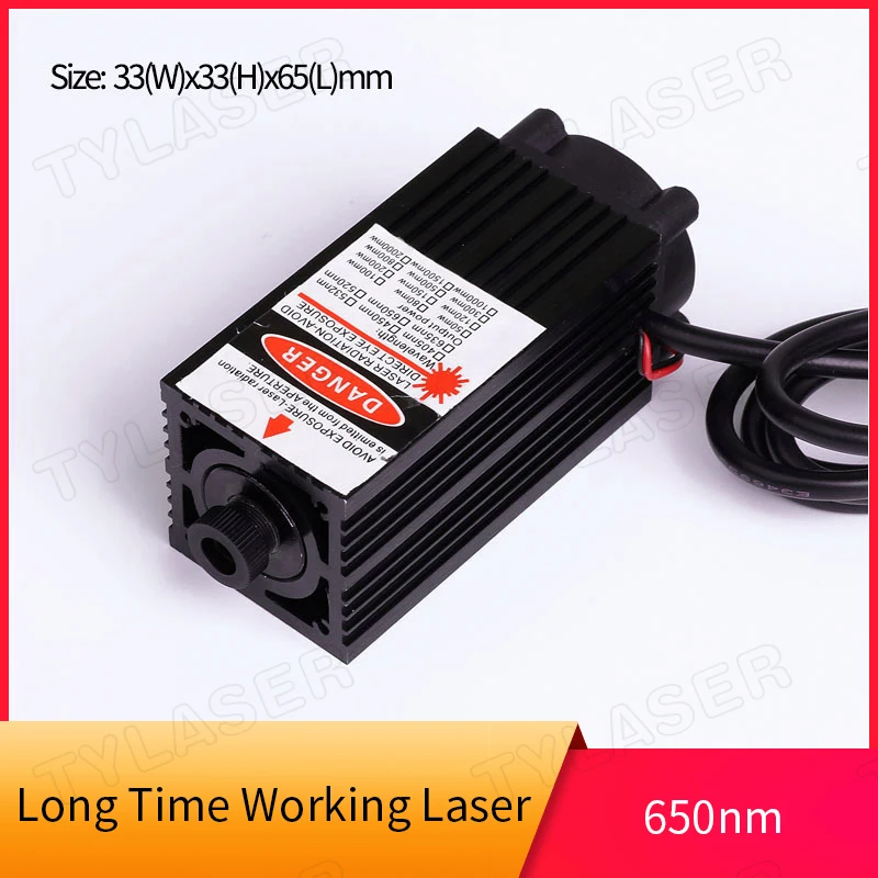 

650nm Red Cross Line Laser Diode Module 100mW 200mW with Cooling Fan (With Bracket and Adapter) Laser Bird Repeller