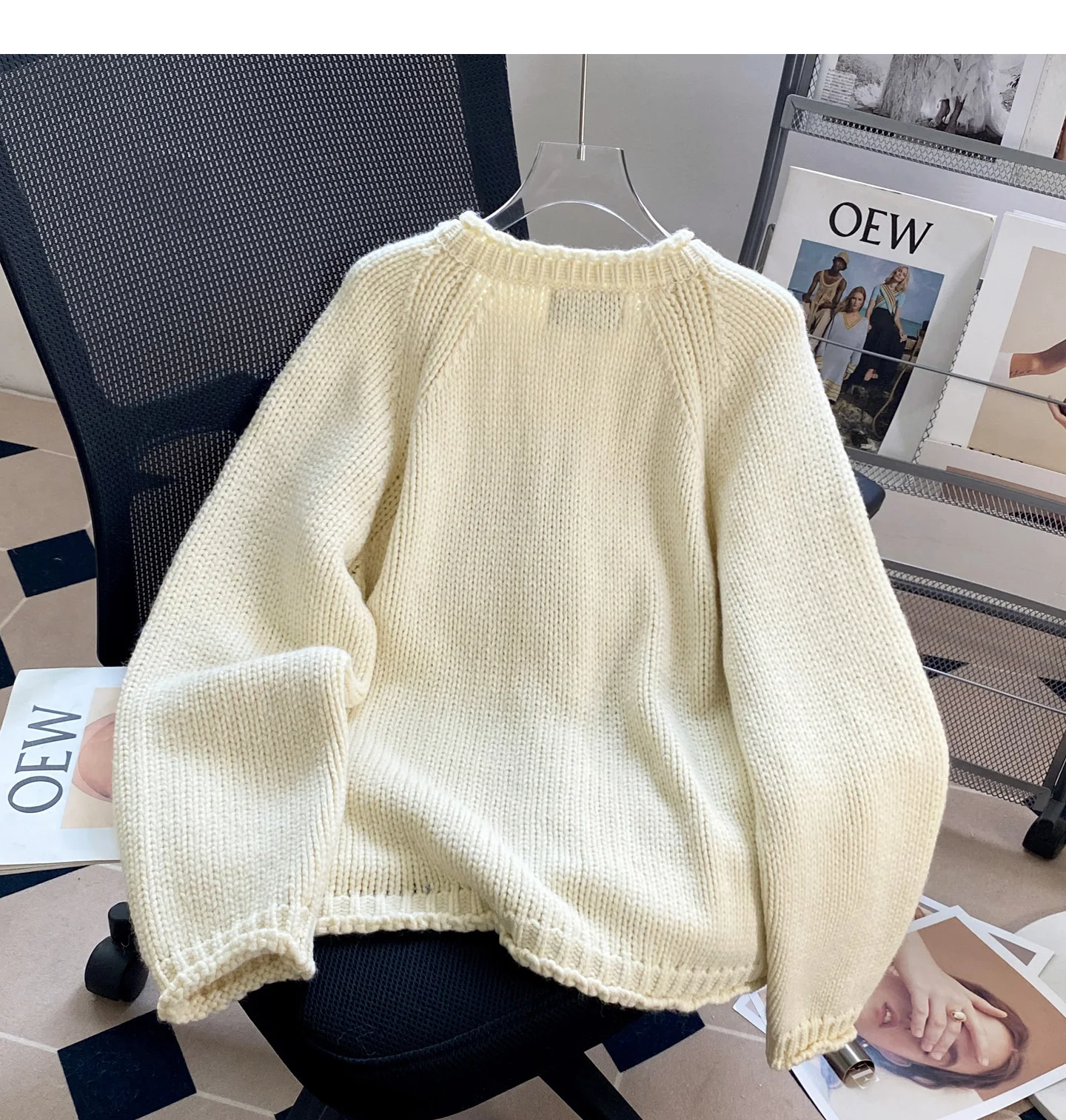 女性のための優しいセーターカーディガンジャケット秋冬の新しいゆったりとしたカジュアルな服装ハイエンドのゆったりとした怠惰なニットトップ