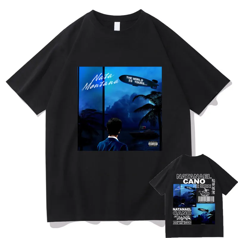 

Natanael Cano Nata Montana Graphic T Shirts Men Women Hip Hop Casual Oversized T-shirts Male Cool Streetwear Men's Cotton Tshirt