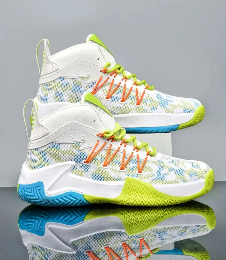 

2025 High Quality Original Brand Men's Basketball Shoes Comfortable Non-slip Sports Shoes Breathable Men Sneakers