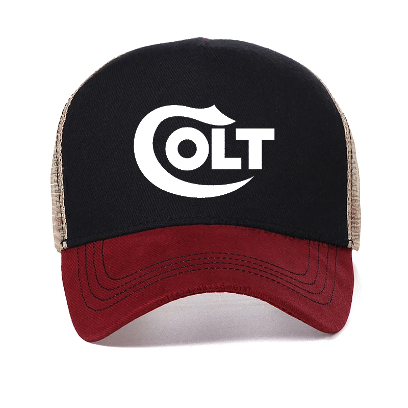 

1911 Colt Handgun Pro Gun 2Nd Amendment Men Baseball Cap Fashion Brand COLT Logo hip-hop cap cool Mesh Snapback Hats