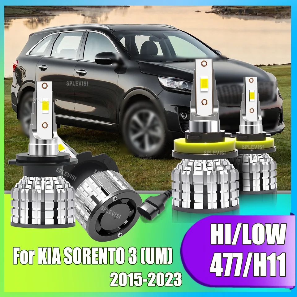 

Headlight High/Low Beam Bulb LED Pair - Vehicle Specific For KIA SORENTO 3 (UM) 2015 2016 2017 2018 2019 2020 2021 2022 2023