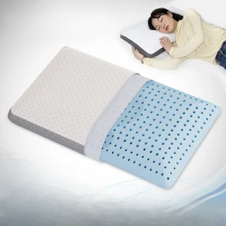 1pcs Classic Bread Memory Foam Cooling Gel Bed Sleep Pillow Cervical Neck Pillows with Removable Pillowcase