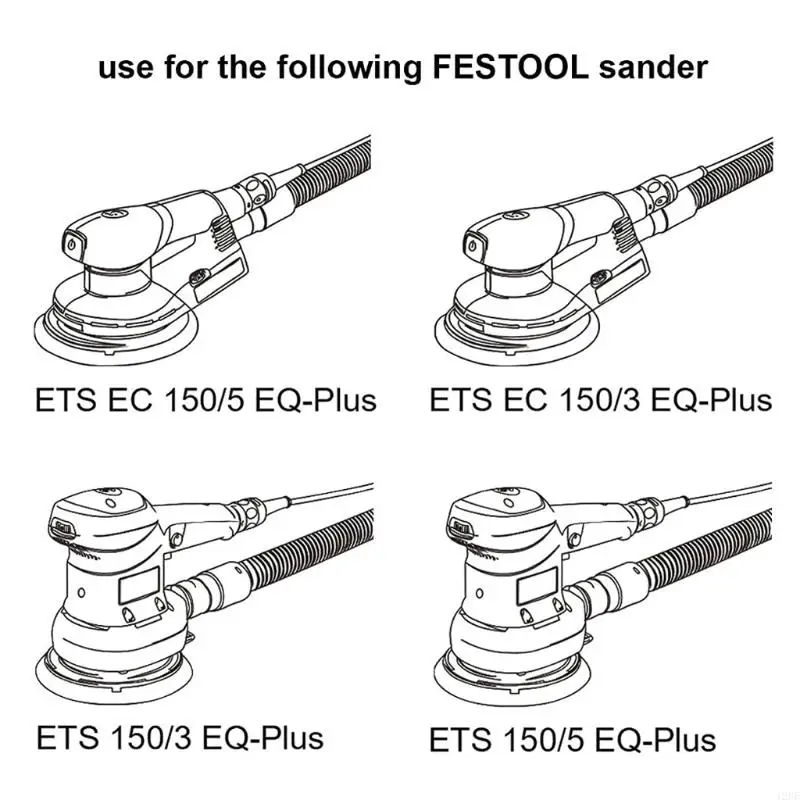 12PF Sanding Disc Pad 6in 150mm Used in Polishing Projects for Festool ETS 150/5 EQ