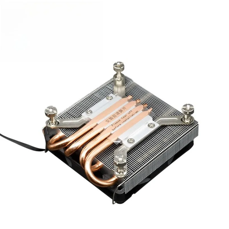 AMD AM4 Interface Radiator, Thin ITX Press-down Small Host Mini Chassis Four Heat Pipes Silent