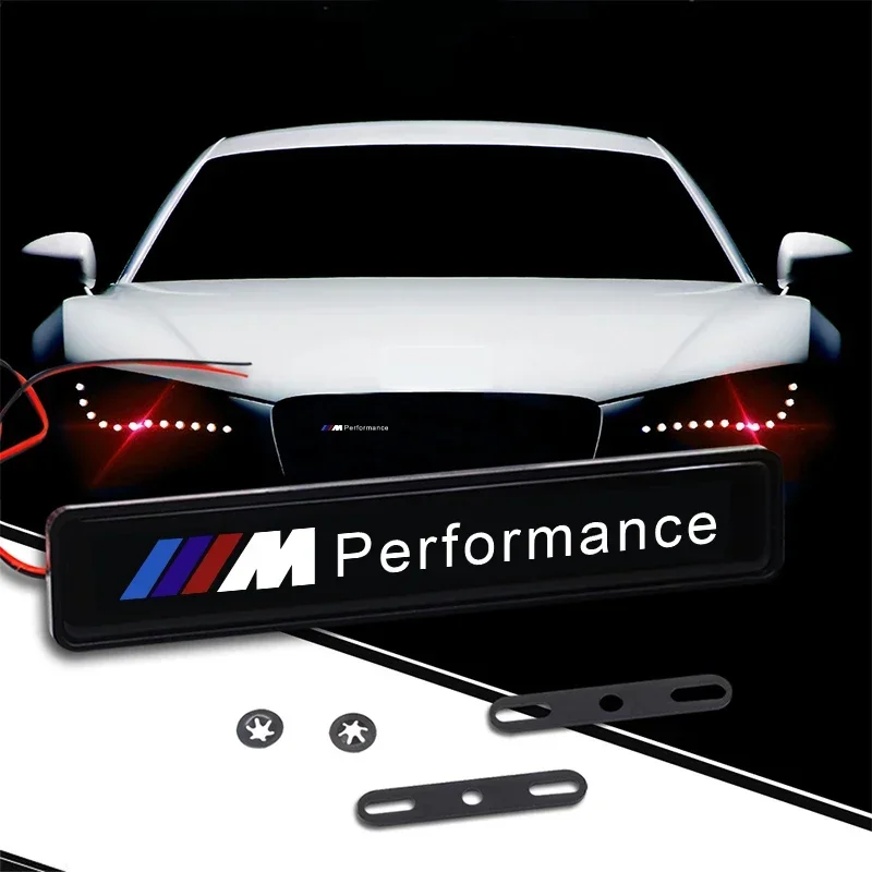 

NEW Car Front Hood Grille Emblem LED Light Grill Decorative Light For BMW M E34 E36 E39 E60 Z4 F30 G05 F16 G06 X1 X5 X6 M3 M5 M6