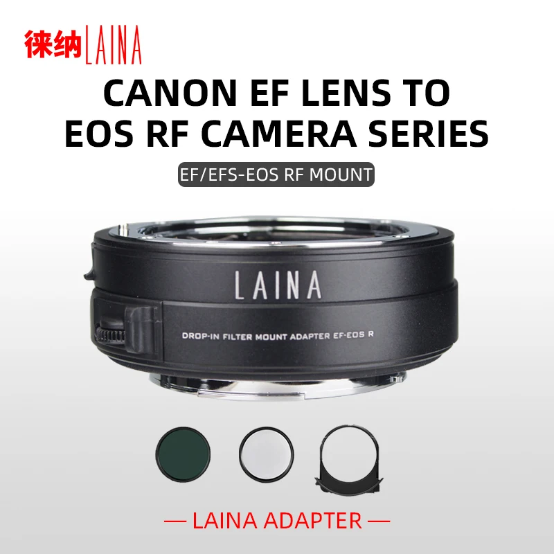 Anillo Adaptador de Filtro FOR LAINA EF a EOSR para Lentes Canon Tamron EOS EF a Montura EOSR, Filtro CPL ND