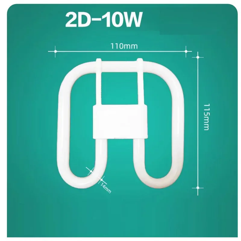 Lampa fluorescencyjna HoneyFly 2D 10 W 16 W 21 W 38 W w kształcie motyla 3 kolory podstawowe 4 piny kwadratowy sufit domowy energooszczędny