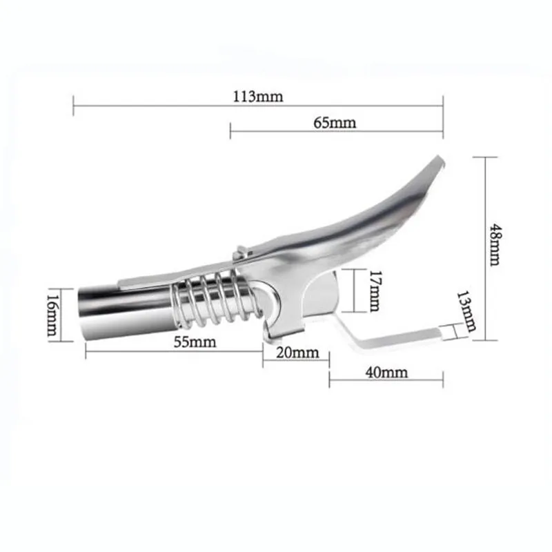 Grease Gun Coupler 10000 PSI NPTI/8 High Pressure Nozzle Oil Pump Auto Injector Lube Head Service Parts Lube