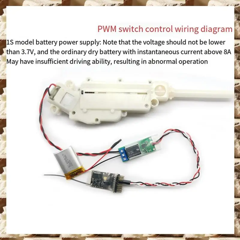Electronexus-RC Relay Switch Foraeromodelling Cars Wide Voltage 5-12V, PWM Control Universal Aerial Light Controller High Voltag