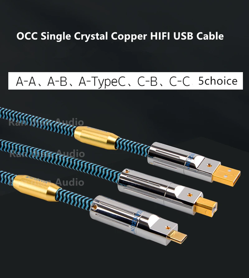 Newly Upgraded USB Audio Cable Type C To Square Port A or B, Computer Connected To Sound Card Decoder Printer HIFI USB US780