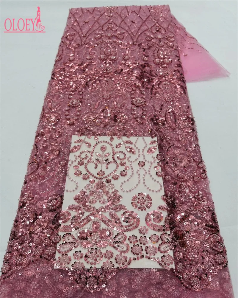 الترتر الأفريقي مطرز أقمشة الدانتيل تسلسل عالي الجودة التطريز الفرنسية النيجيري أقمشة الدانتيل لخياطة الزفاف