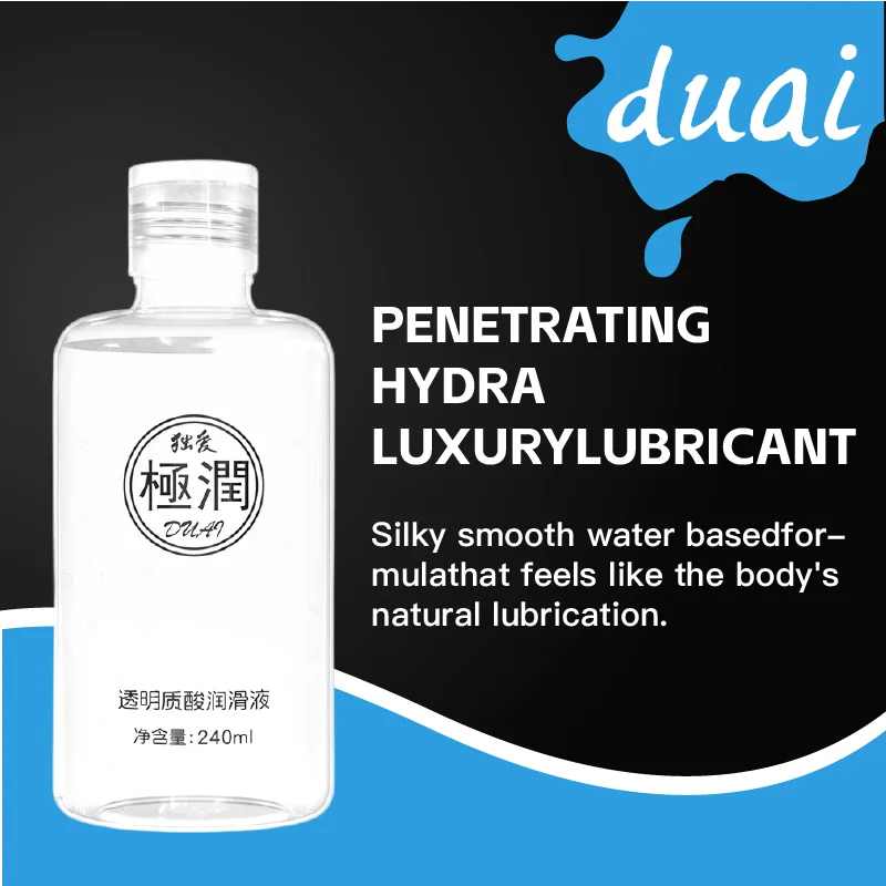 HYALURONIC ACID LUBRICANT Liquid Personal Lubricant for Long-Lasting Pleasure for Men, Women and Couples, Safe for Toys