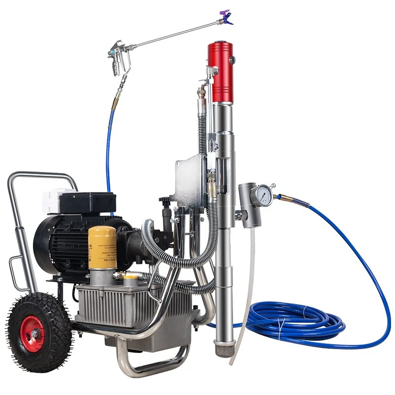 Electric putty spraying machine Large engineering paint Latex paint Putty powder White cement Talc powder spraying machine