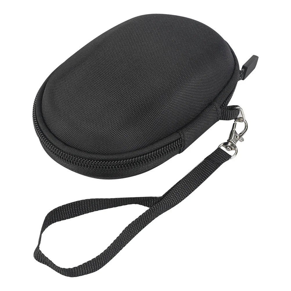 

Storage Shockproof Container Pouch Dustproof Holder With Lanyard Mouse Carrying Pouch For Mouse 3 Black