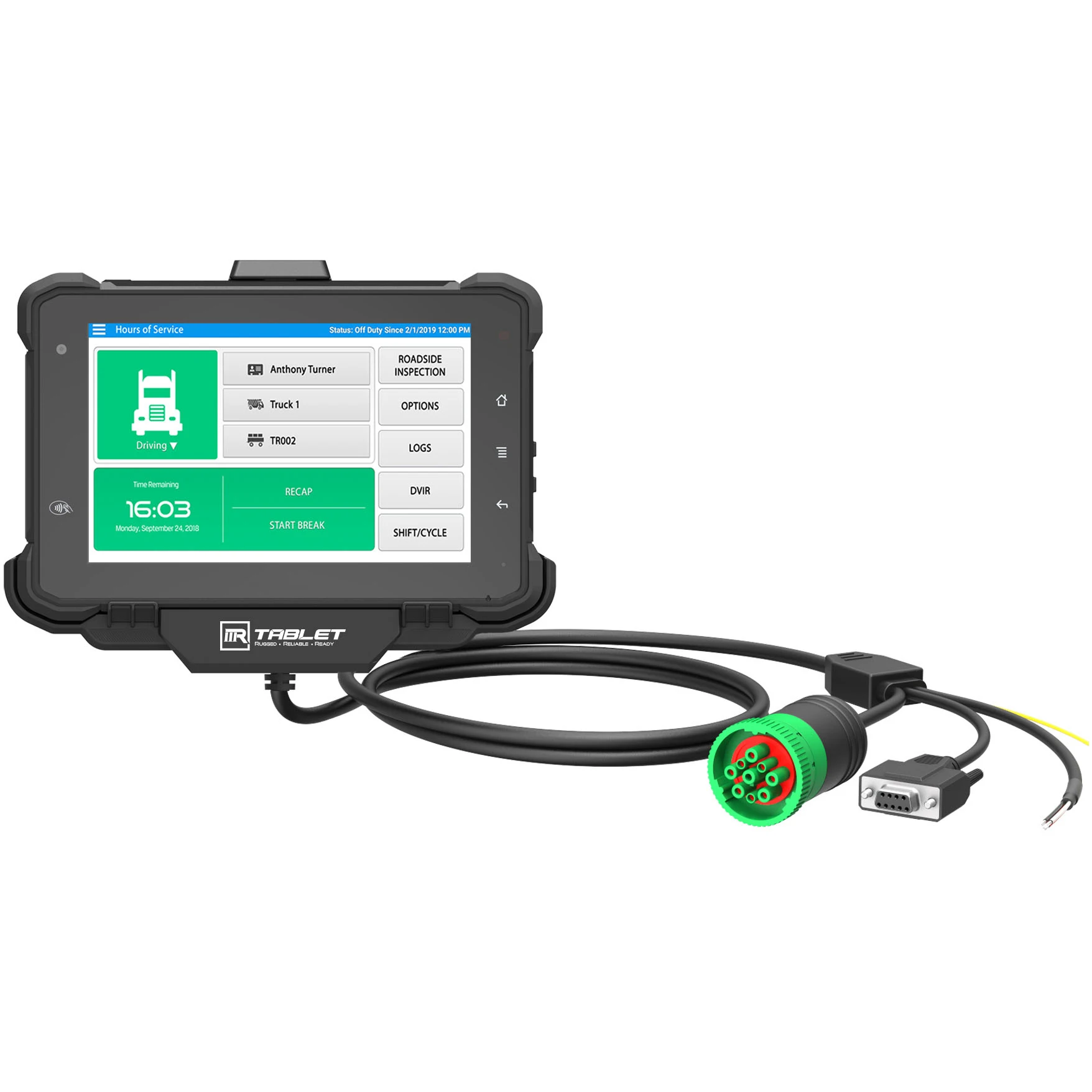 3Rtablet Android Tablet 7 Rugged IP67 Tablet Canbus Gps 4g Vehicle Tracking Device for Taix Dispatch