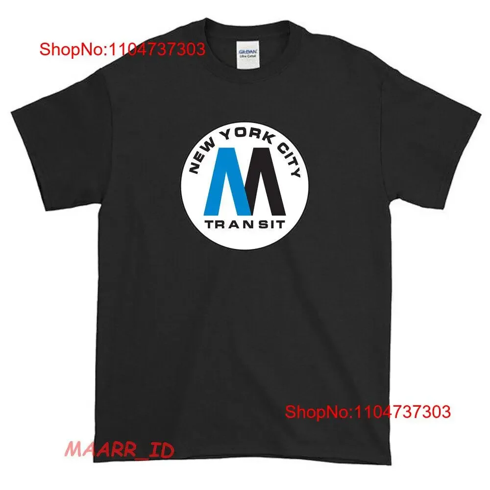 تي شيرت MTA York City Transit الجديد بشعار أمريكي مضحك مقاس الولايات المتحدة الأمريكية S XXL عتيق مغسول ناعم ممتد قليلاً موضة غير رسمية