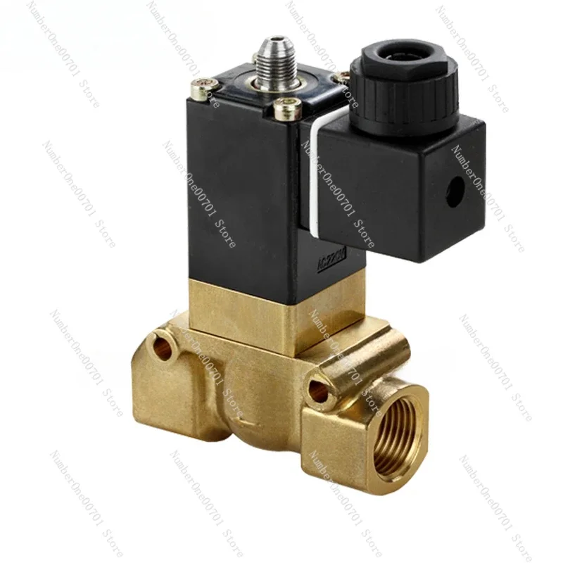 Position Three Way Two-Position Four-Way Piston Brass Solenoid Valve Air Compressor, Screw Machine Unloading Solenoid Valve