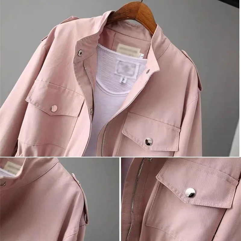Women's Trench Coat Outwear 2026 Spring New Short Windbreaker Mid Long autumn Versatile Top For Outdoor Wear Female