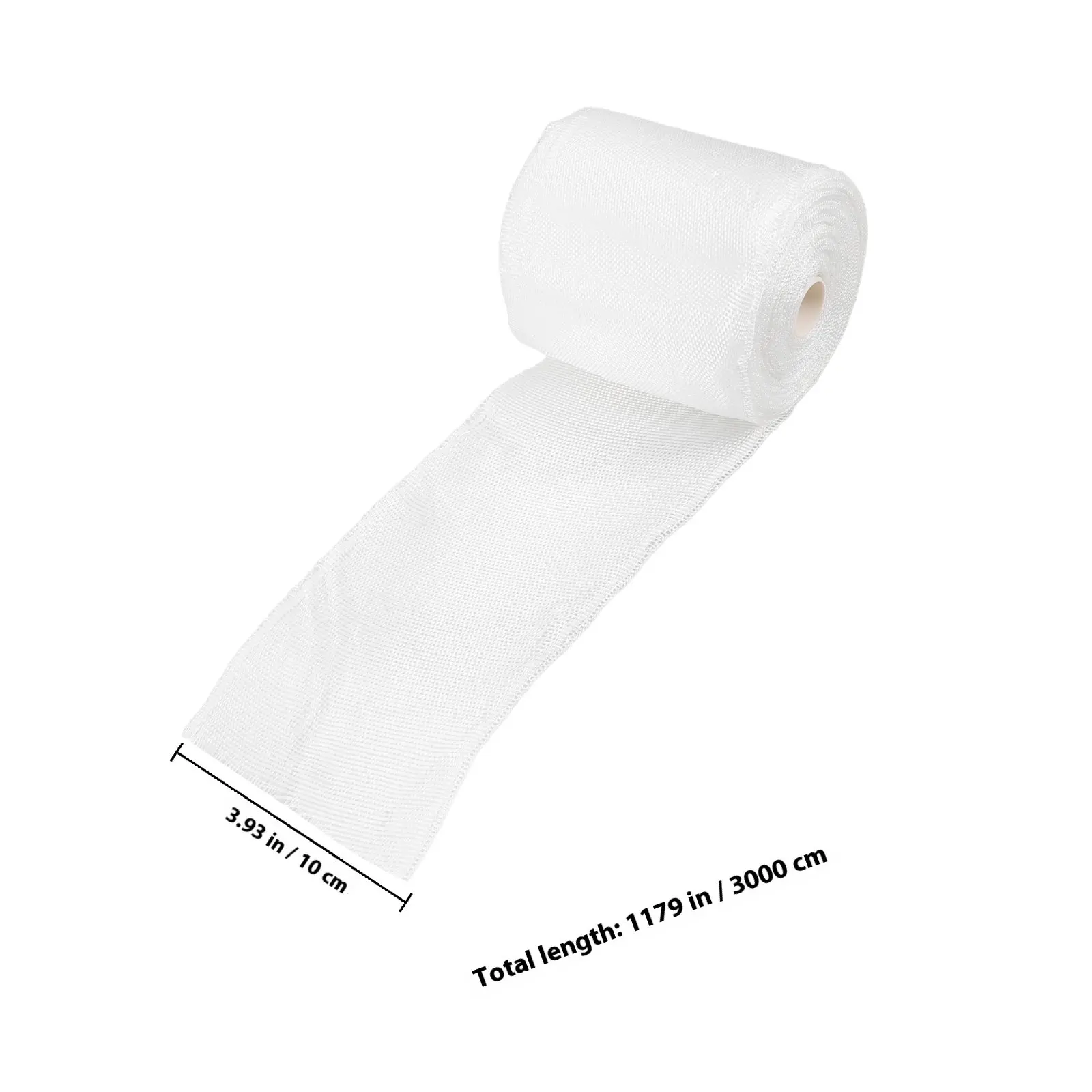 Fiberglass Cloth Roll 3000x10cm Non Adhesive Woven Reinforcement Repair Tape Seam Boat Molding Fiber Glass Cloth Strip