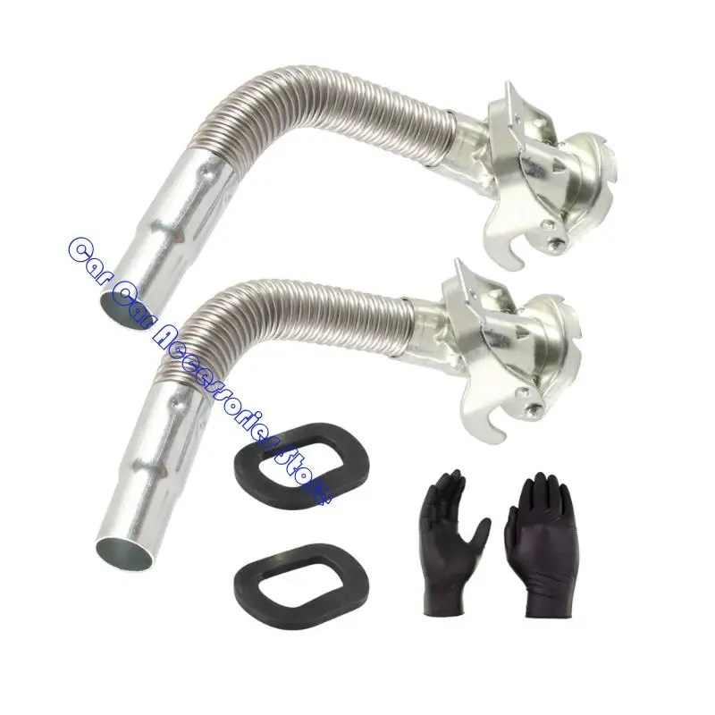 Bico distribuição combustível resistente a derramamento 242d, 2 peças, bico aço inoxidável grau industrial design