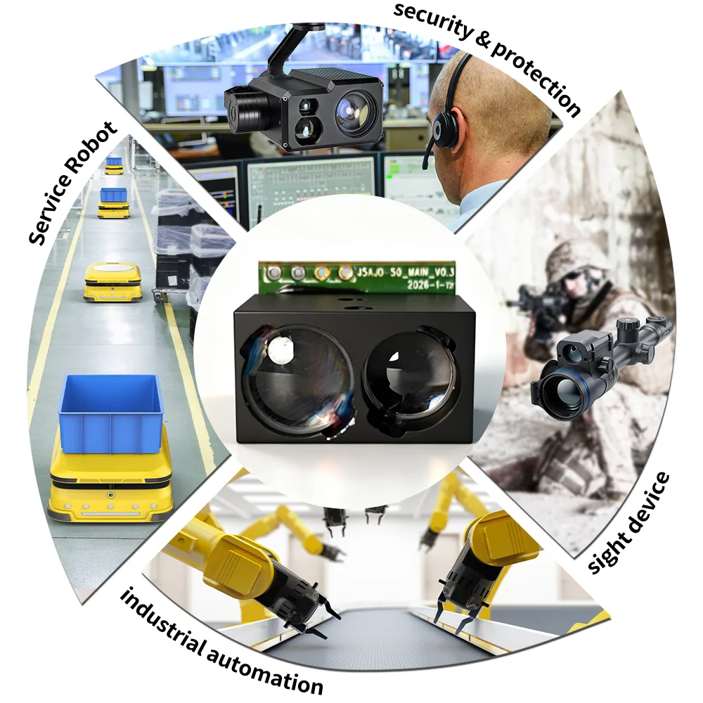 Rangefinder Module 100m Single Photon Laser Distance Sensor 30-100Hz High Frequency 4.8g Ultra Light