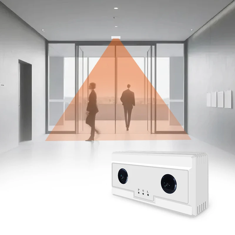 

FOORIR HX-CCD21 POE/DC12V Power Supply AI Version People Counting Sensor Gender/Age Recognition, Duplicate Filtering