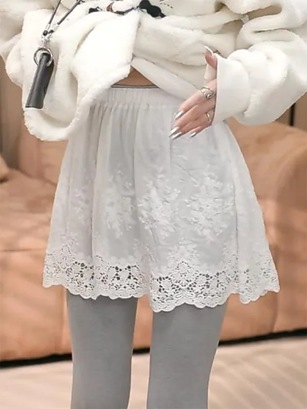 

Женская толстовка с капюшоном больших размеров, противолегкая юбка, нижнее белье, зимняя юбка с кружевной отделкой, модная универсальная юбка с высокой талией, A-L...