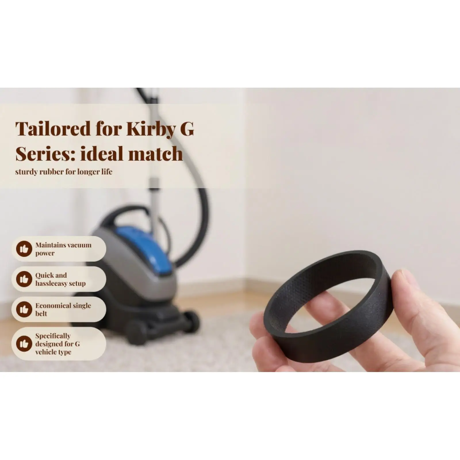 

1pc Belt for Kirby All Generation Series Vacuum Cleaner Accessories /