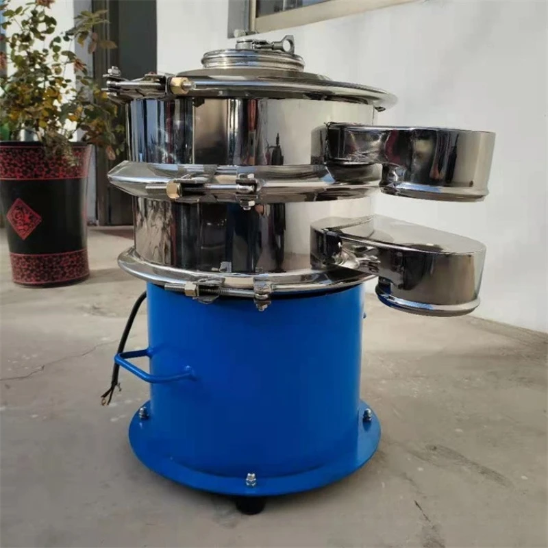 Large vegetable juice impurity vibration screening machine, soybean feed bean electric screening machine