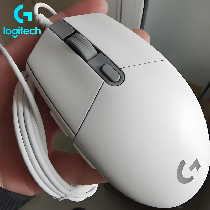 

Logitech G102/G304 Lightsync wired gaming mouse - 6 programmable buttons, plug-and-play DPI switching, 85g lightweight RGB Trip