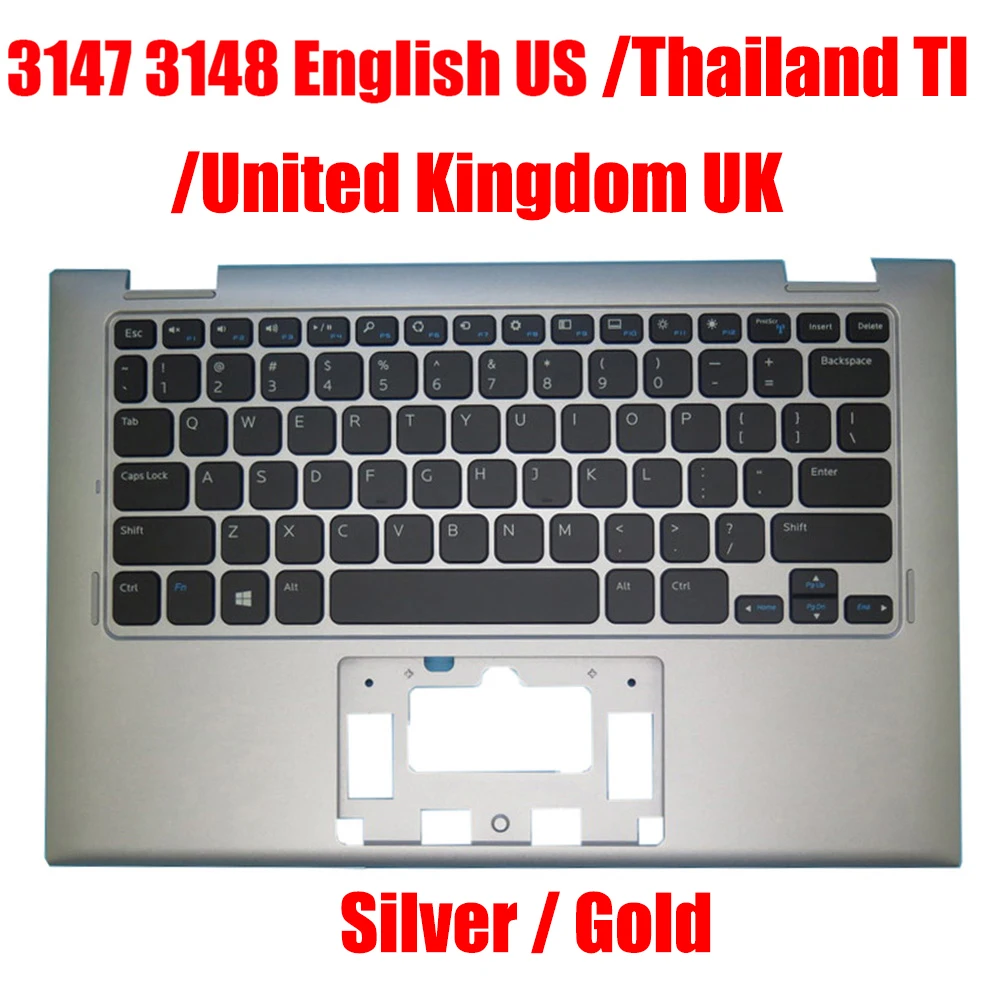 

UK/TI/US Laptop Palmrest For DELL For Inspiron 11 3147 3148 05Y5RN 0RDD7F V144725AK1 07W4K6 460.00K1A.0001 V144725AS1