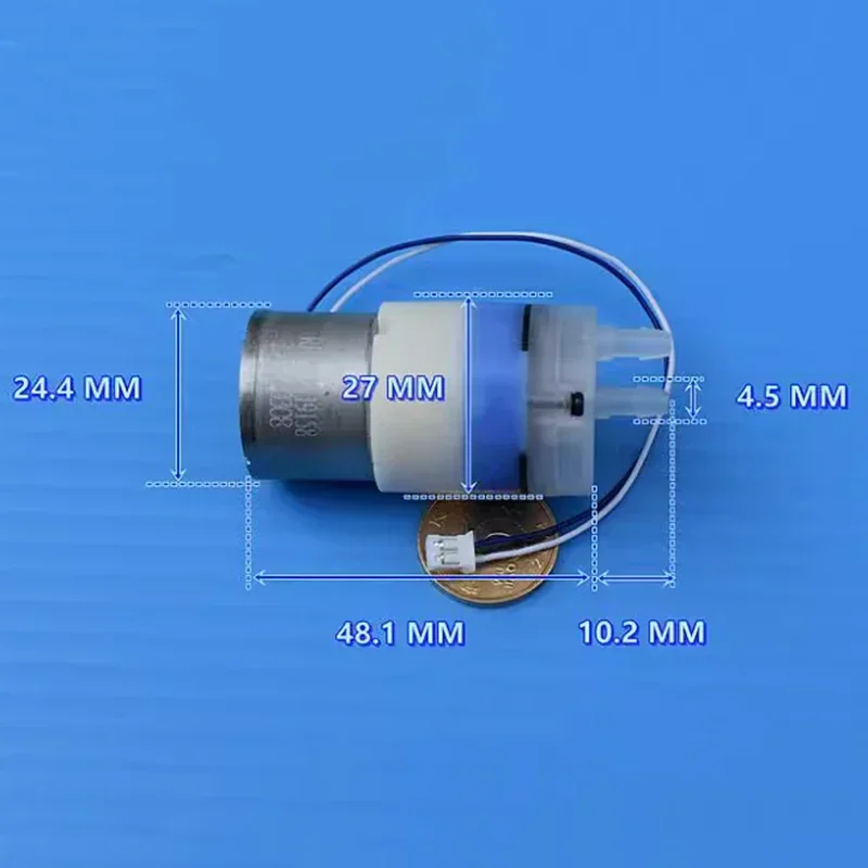 مضخة مياه صغيرة بضغط سلبي ، شفط ذاتي التحضير ، موزع مياه ، موزع مياه ، موزع مياه ذاتي الصنع ، محرك صغير ، DC 3V ، 27