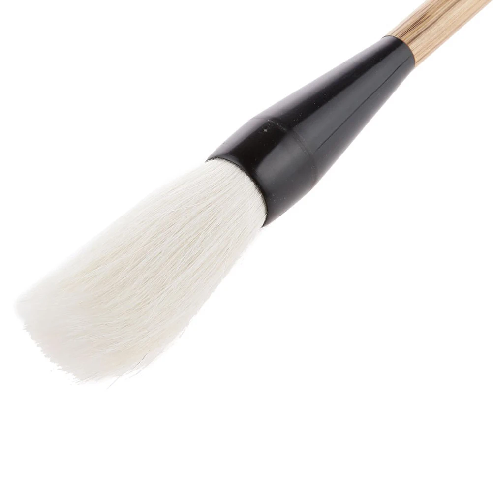

Professional Chinese Calligraphy Writing Brush Wood Shaft Wolf Goat Hair Excellent Feeling No Crumple Fall Sumi Painting