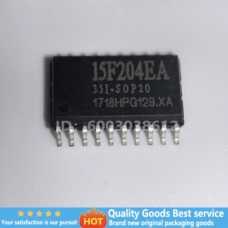 5pieces STC15F204EA-35I-SOP20 15F204EA 35I-SOP20 STC15F204EA  100%New&Orginal